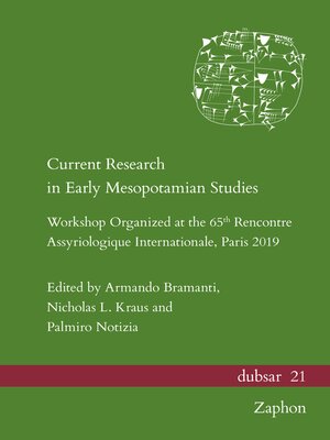 cover image of Current Research in Early Mesopotamian Studies